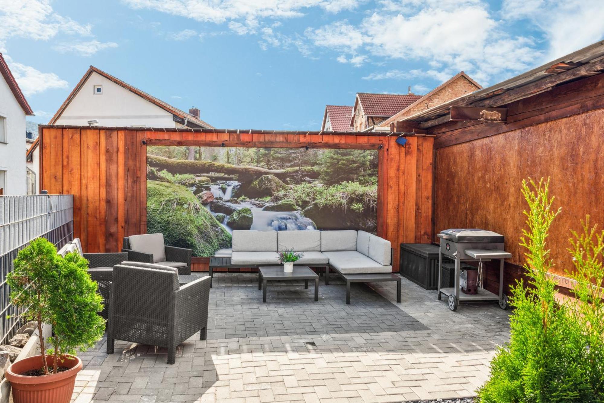 Apartment Edelharz Center Thale - Grill & Garden Exterior foto